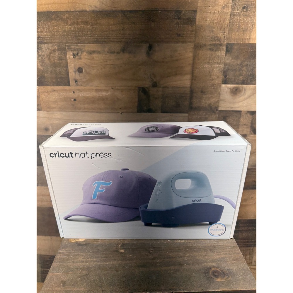 Cricut Hat Press Smart Heat Press for Hats Bluetooth CHP080B1 New in Box